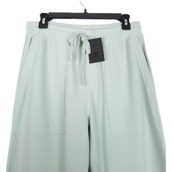 ATM Anthony Thomas Melillo Men's Pique Jogger Pant Eucalyptus Small NWT *Defect* - Picture 5 of 12